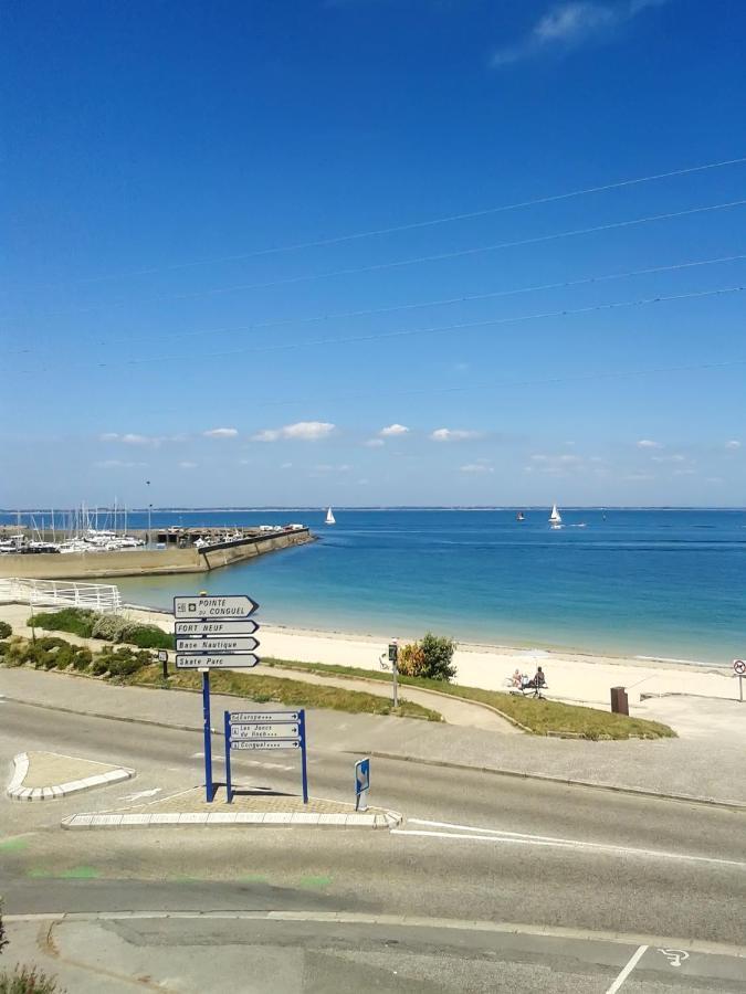 Appartement Confortable Avec Vue Sur La Mer A Quiberon 25 M² Bagian luar foto